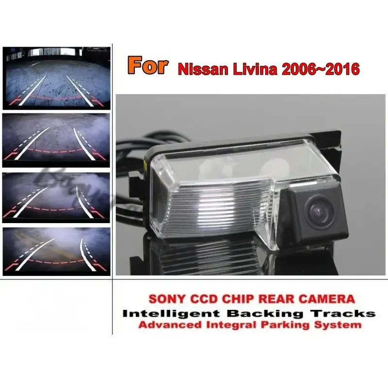 Car Intelligent Parking Tracks Camera / For Nissan Livina 2006~2016 HD Back up Reverse Camera / Rear View Camera
Car Intelligent Parking Tracks Camera / For Nissan Livina 2006~2016 HD Back up Reverse Camera / Rear View Camera