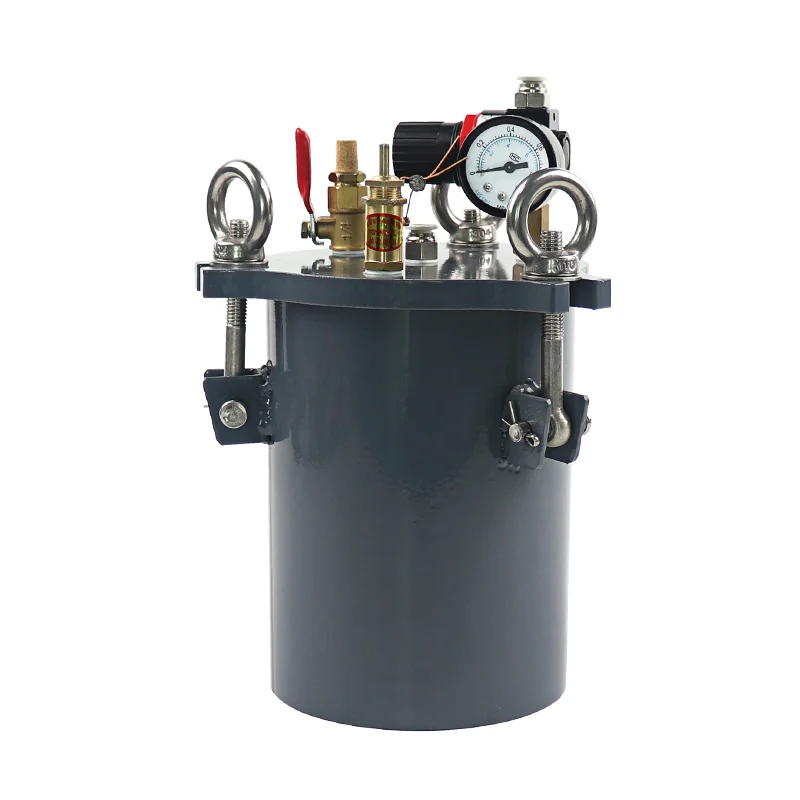 

8L 304 stainless steel carbon steel pressure tank, distributor tank, dispensing bucket, with safety valve, regulating valve