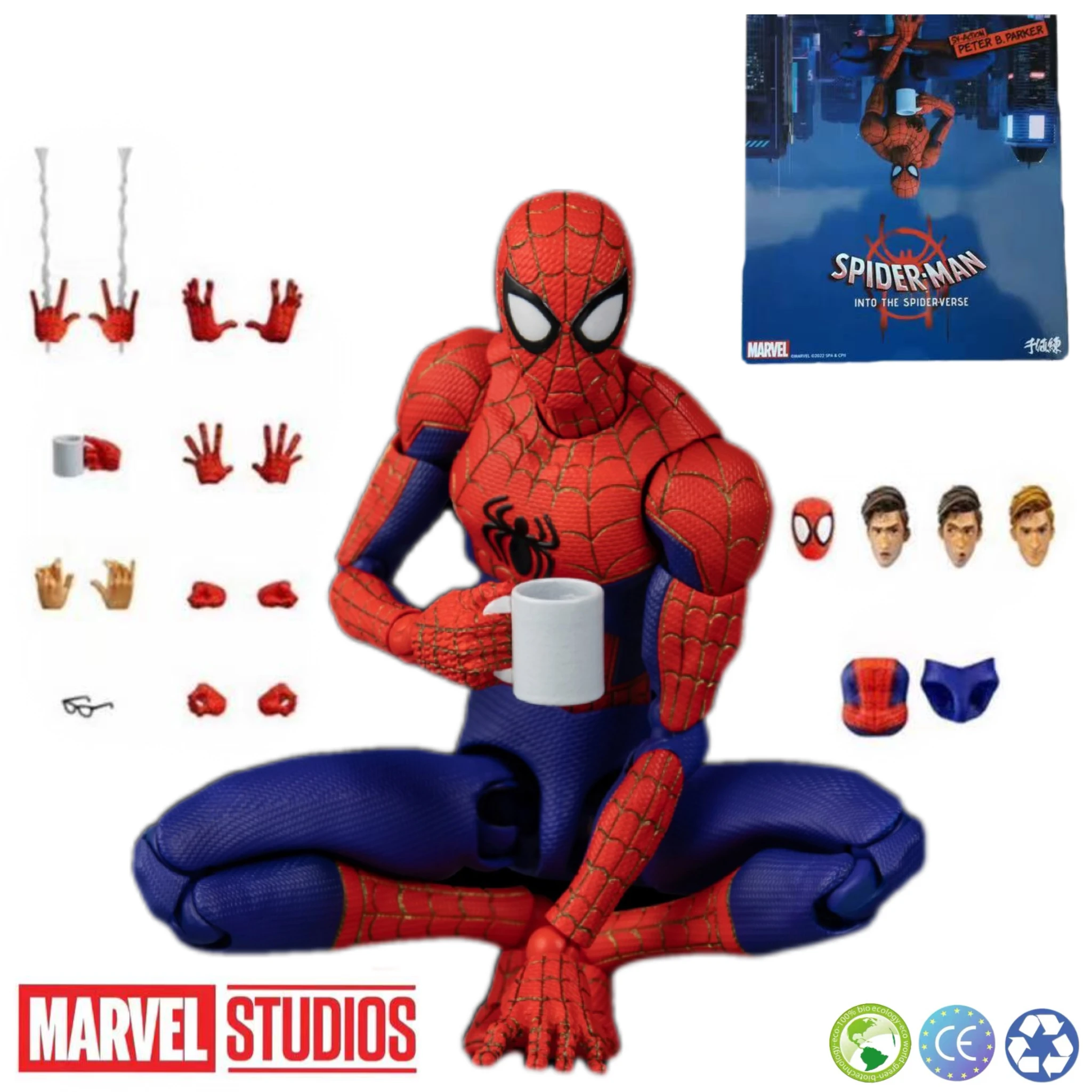 Spider Man Sentinel Union Creative SV-Action INTO THE SPIDER VERSE Spider Men PERTER B PARKER PVC Model Toys Collection 16CM
Spider Man Sentinel Union Creative SV-Action INTO THE SPIDER VERSE Spider Men PERTER B PARKER PVC Model Toys Collection 16CM