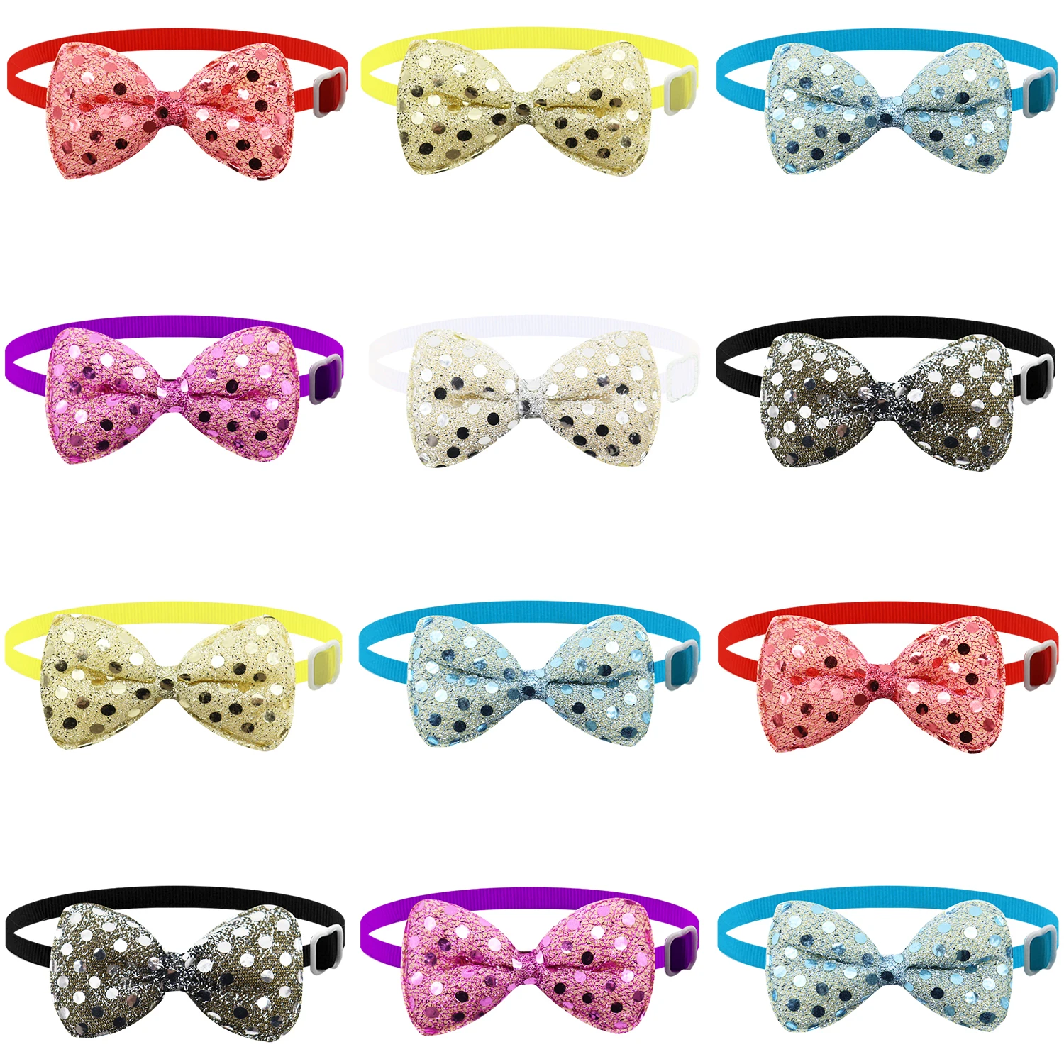 50/100Pcs Bling Bling Dog Bows Shining Sequin Dog Grooming Bows Pet Cat Party Decoration Dog Bowties Accessories For Small Pets
50/100Pcs Bling Bling Dog Bows Shining Sequin Dog Grooming Bows Pet Cat Party Decoration Dog Bowties Accessories For Small Pets