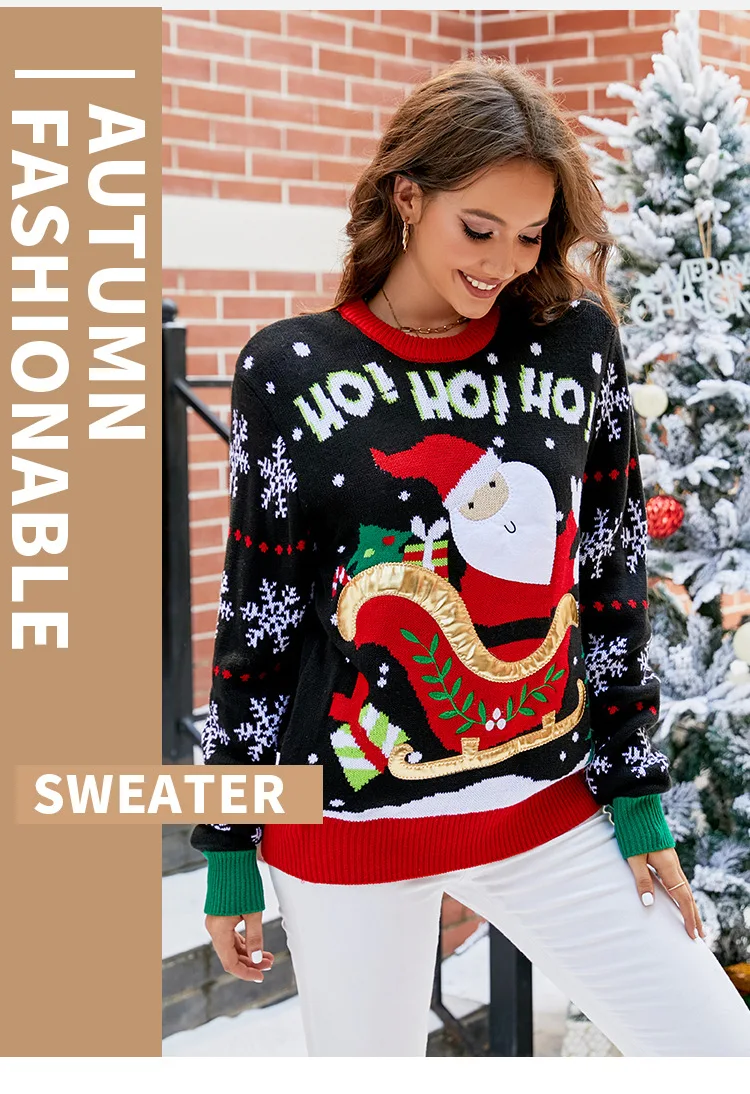Embroidery Christmas Sweater for Women Winter Knit Sueter Mujer Sweaters Oversized Red Maxi Pullover Plus Size Outwear New Year
Embroidery Christmas Sweater for Women Winter Knit Sueter Mujer Sweaters Oversized Red Maxi Pullover Plus Size Outwear New Year