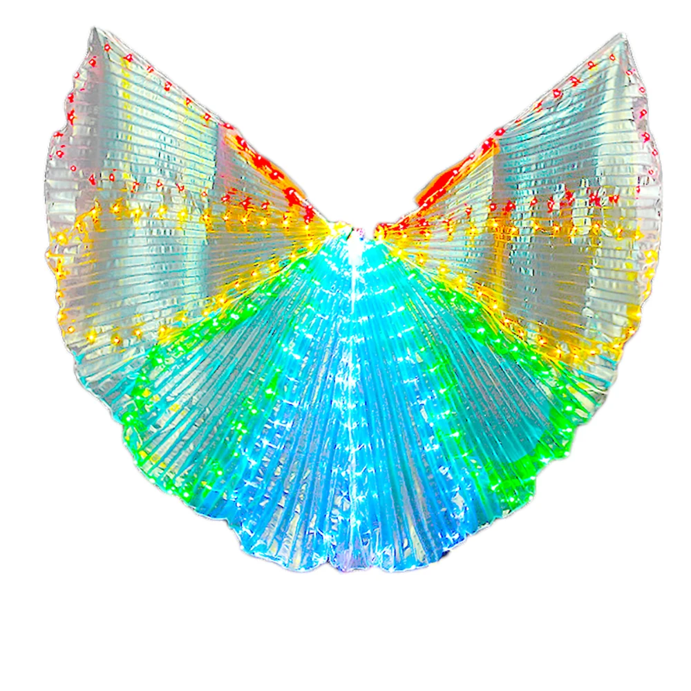 Belly Dance Performance Prop Women Dance Accessories Girls DJ LED Wings Light Up Wing Costume LED Butterfly Wings Fan-shaped
Belly Dance Performance Prop Women Dance Accessories Girls DJ LED Wings Light Up Wing Costume LED Butterfly Wings Fan-shaped
