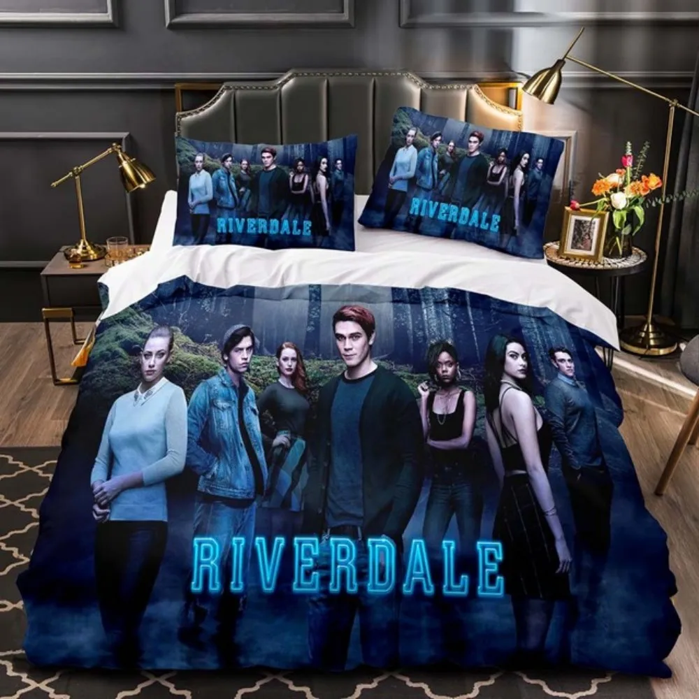 New Movie Riverdale Bedding Set Teens Boys Duvet Cover Set with Pillow Cover Comforter Set Single Queen King Full Size Bed Linen
New Movie Riverdale Bedding Set Teens Boys Duvet Cover Set with Pillow Cover Comforter Set Single Queen King Full Size Bed Linen