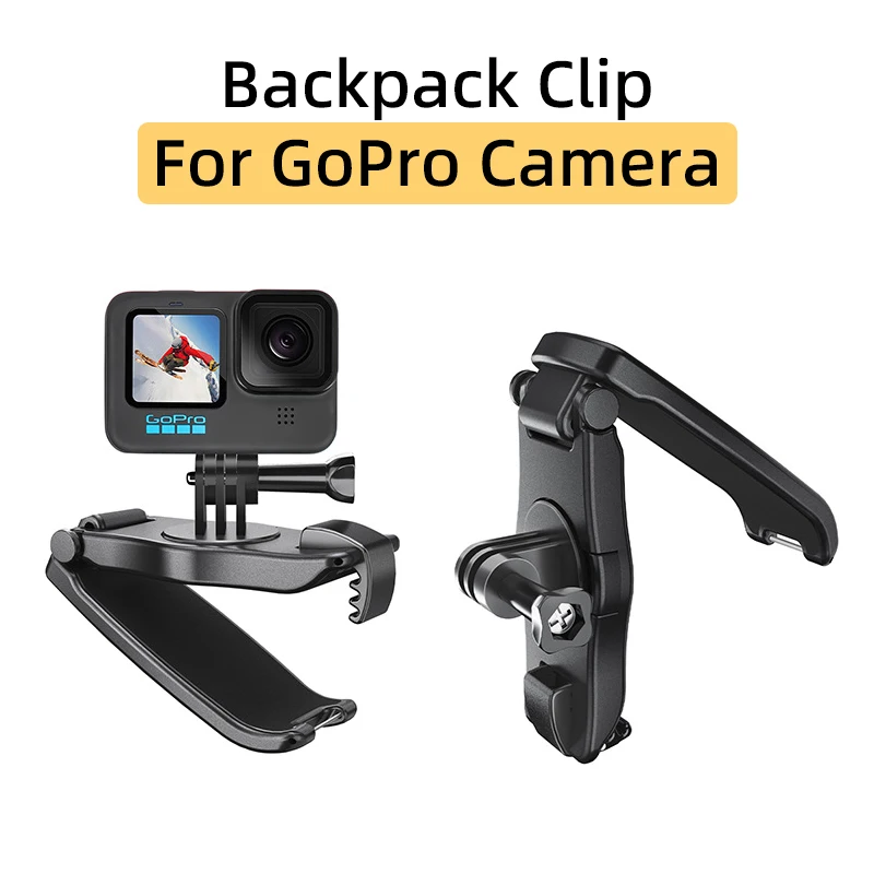 

For DJI Action2/Osmo Action 3/GoPro 11/10/9 Sports Camera Backpack Clip First-person Perspective Shooting Bracket Accessories