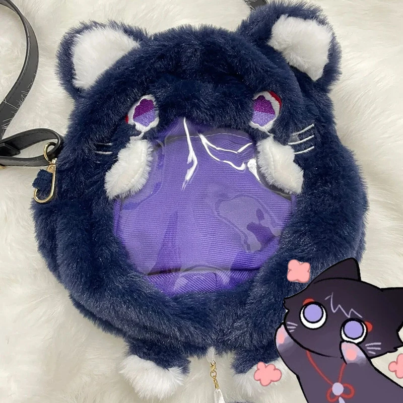 Game Genshin Impact Scaramouche Wanderer Cosplay Itbag Cat Shoulder Bags Stuffed Plush Doll Crossbody Messenger Bag Xmas Gift
Game Genshin Impact Scaramouche Wanderer Cosplay Itbag Cat Shoulder Bags Stuffed Plush Doll Crossbody Messenger Bag Xmas Gift