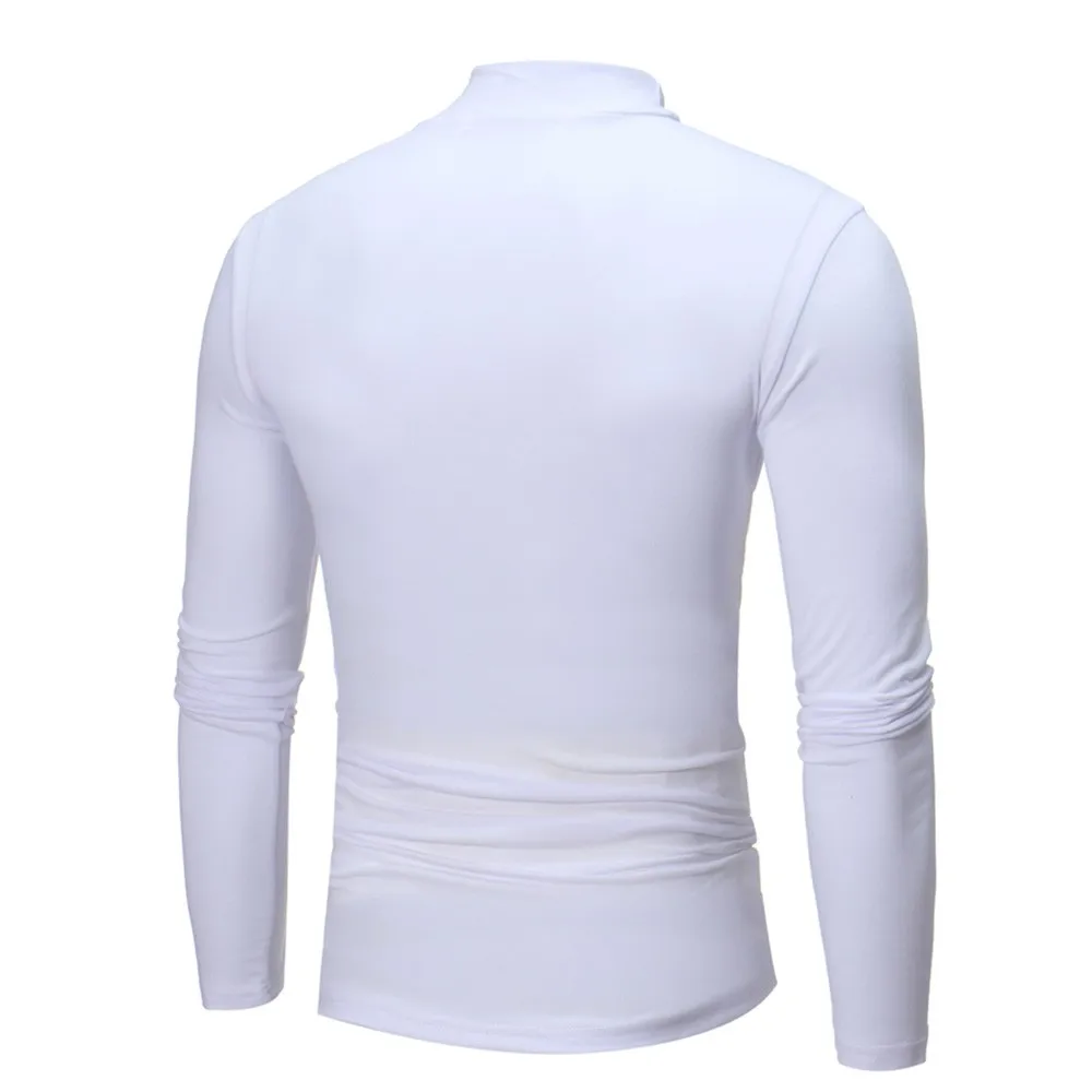 Fashion Winter Warm Men Stand Neck T-shirts Social Plain T-Shirt And Blouse Pullover Long Sleeve Top Tee Clothing For Men
Fashion Winter Warm Men Stand Neck T-shirts Social Plain T-Shirt And Blouse Pullover Long Sleeve Top Tee Clothing For Men
