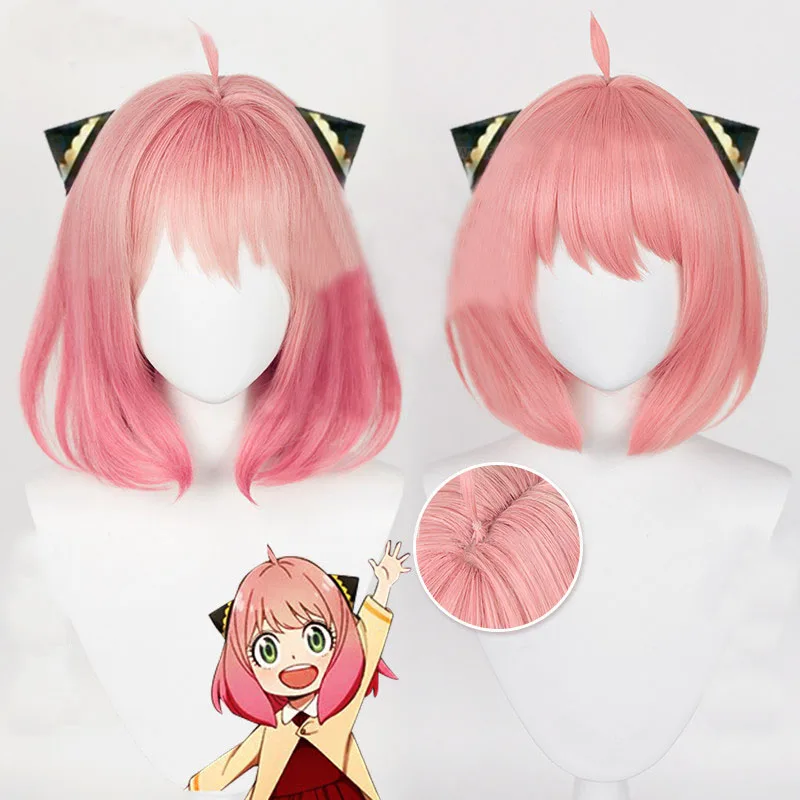 Anime SPY×FAMILY Anya Forger Short Pink Anime Cosplay Costume Black Dress Woman Girls Child Wig Hair Heat Resistant Synthetic
Anime SPY×FAMILY Anya Forger Short Pink Anime Cosplay Costume Black Dress Woman Girls Child Wig Hair Heat Resistant Synthetic