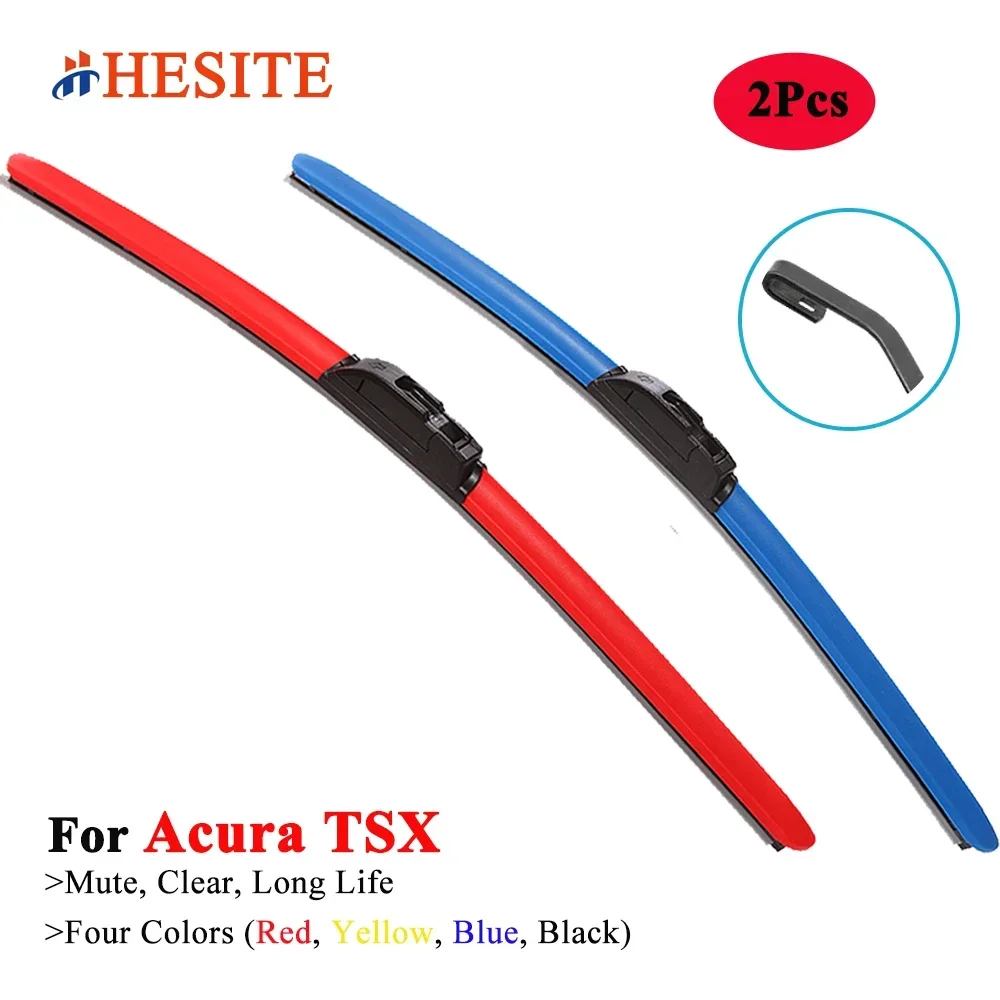 

HESITE Colorful Car Windshield Wiper Blades For Acura TSX CL CU Sedan Estate 2003 2004 2005 2008 2009 2010 2012 2015 2018 2019