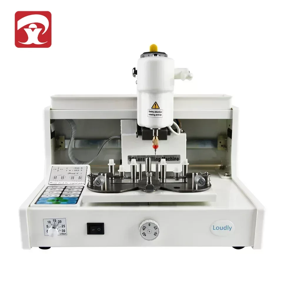 

China Optical Eyeglasses Processing Equipment High-precision Digital Rimless Drilling Machine Optics Lens Driller NH-3G