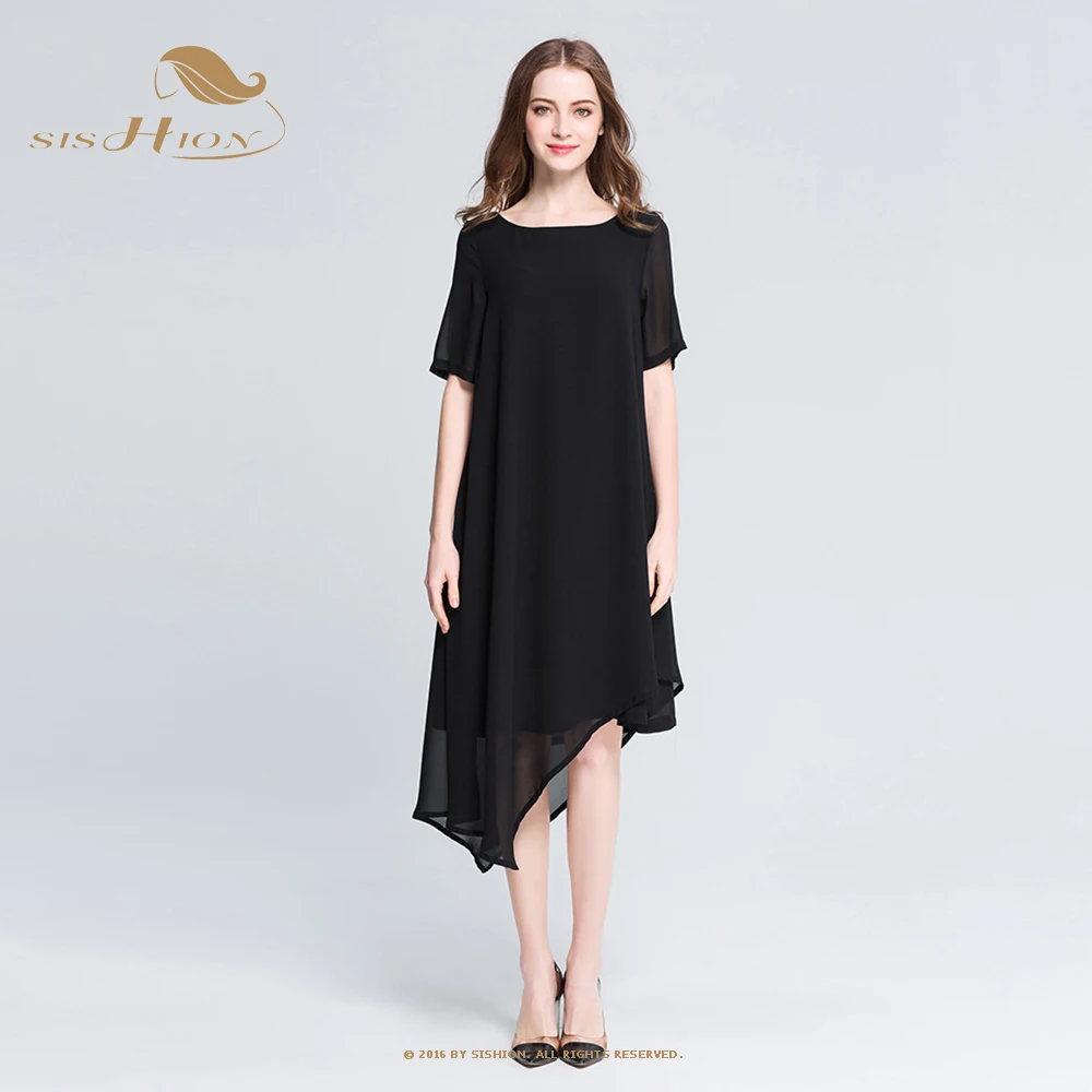 2023 Korean Black Wine Red O Neck Midi Dress Women Elegant Casual Large Size L-5XL Asymmetrical A Line Dress SR0130
2023 Korean Black Wine Red O Neck Midi Dress Women Elegant Casual Large Size L-5XL Asymmetrical A Line Dress SR0130