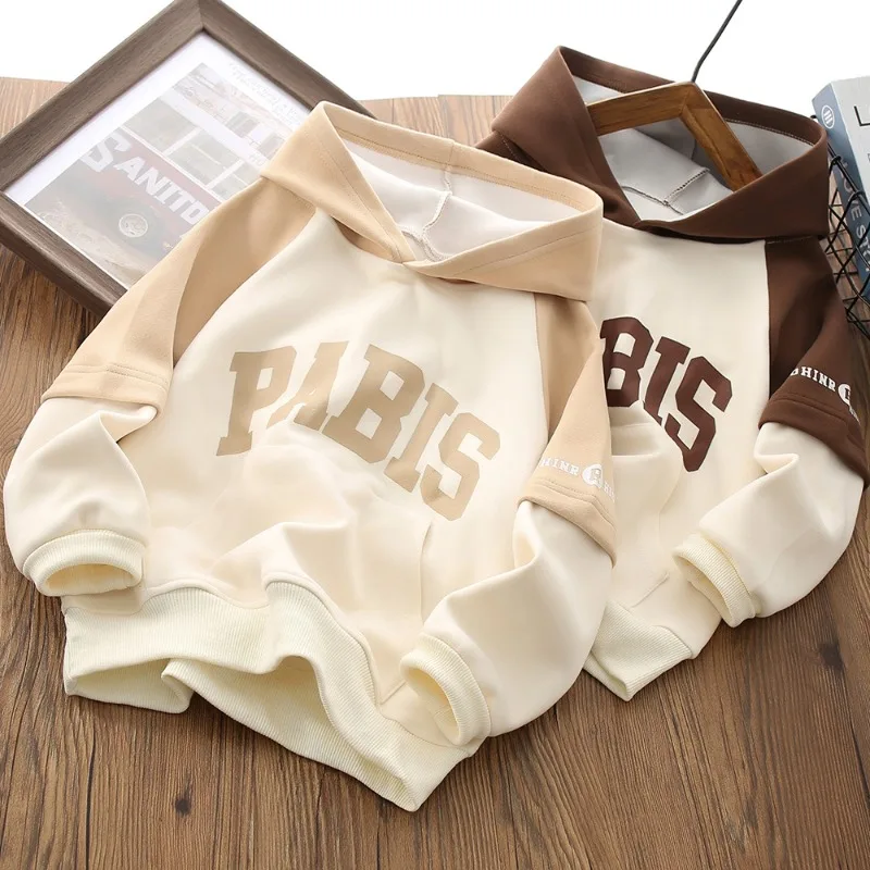 Autumn and Winter Letter Printing Casual 3-12Y Children's Hoodies Long Sleeved Hooded Boys Girls Sweatshirt
Autumn and Winter Letter Printing Casual 3-12Y Children's Hoodies Long Sleeved Hooded Boys Girls Sweatshirt