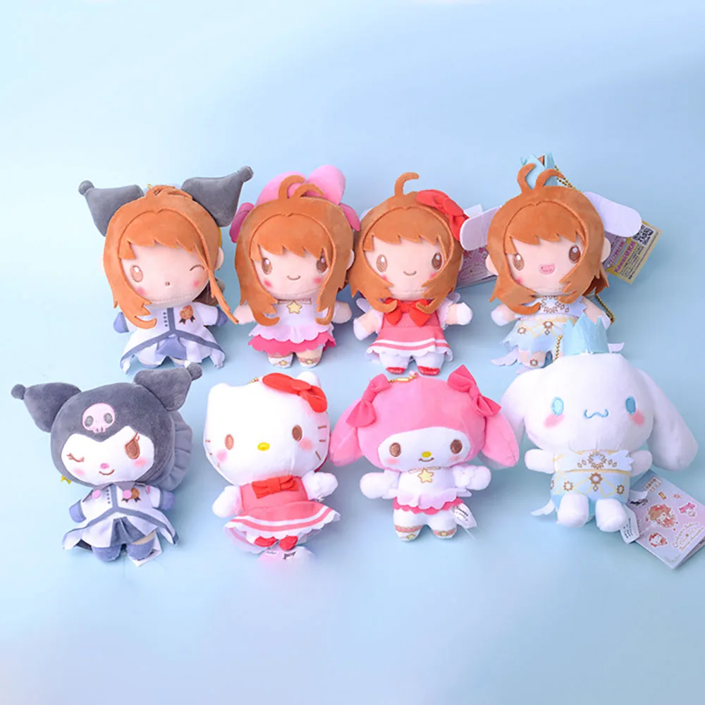 Cartoon Card Captor Sakura Series Sanrio Plush Pendant Kuromi Melody Hello Kitty Plushie Doll Backpack Ornaments Kids Girl Gift
Cartoon Card Captor Sakura Series Sanrio Plush Pendant Kuromi Melody Hello Kitty Plushie Doll Backpack Ornaments Kids Girl Gift