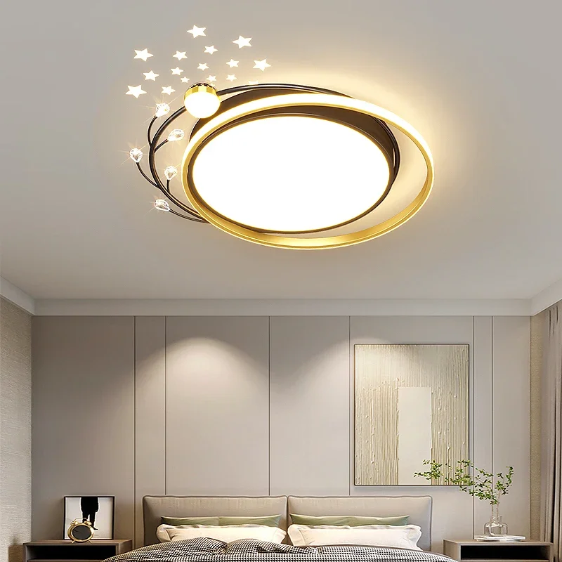 

NEO Gleam Black/White modern led Ceiling lights for Living Bedroom decoration AC110-220V starry sky Ceiling lamp led lighting