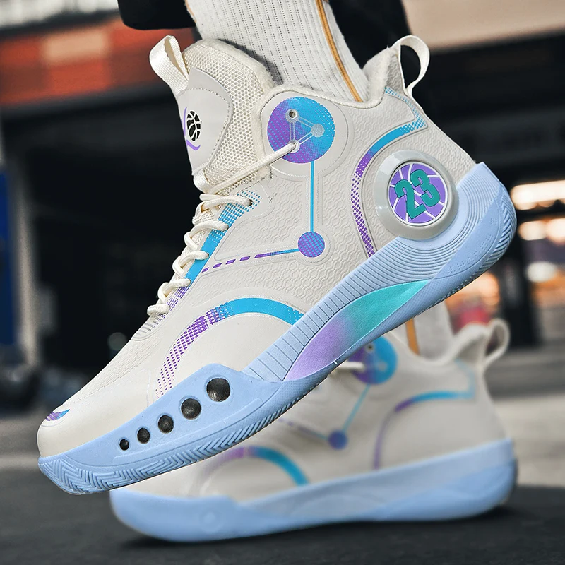 Men's Basketball Shoes Men Autumn Winter Cushioning Non-Slip Wearable Shoes Gym Training Athletic Basketball Sneakers For Women
Men's Basketball Shoes Men Autumn Winter Cushioning Non-Slip Wearable Shoes Gym Training Athletic Basketball Sneakers For Women