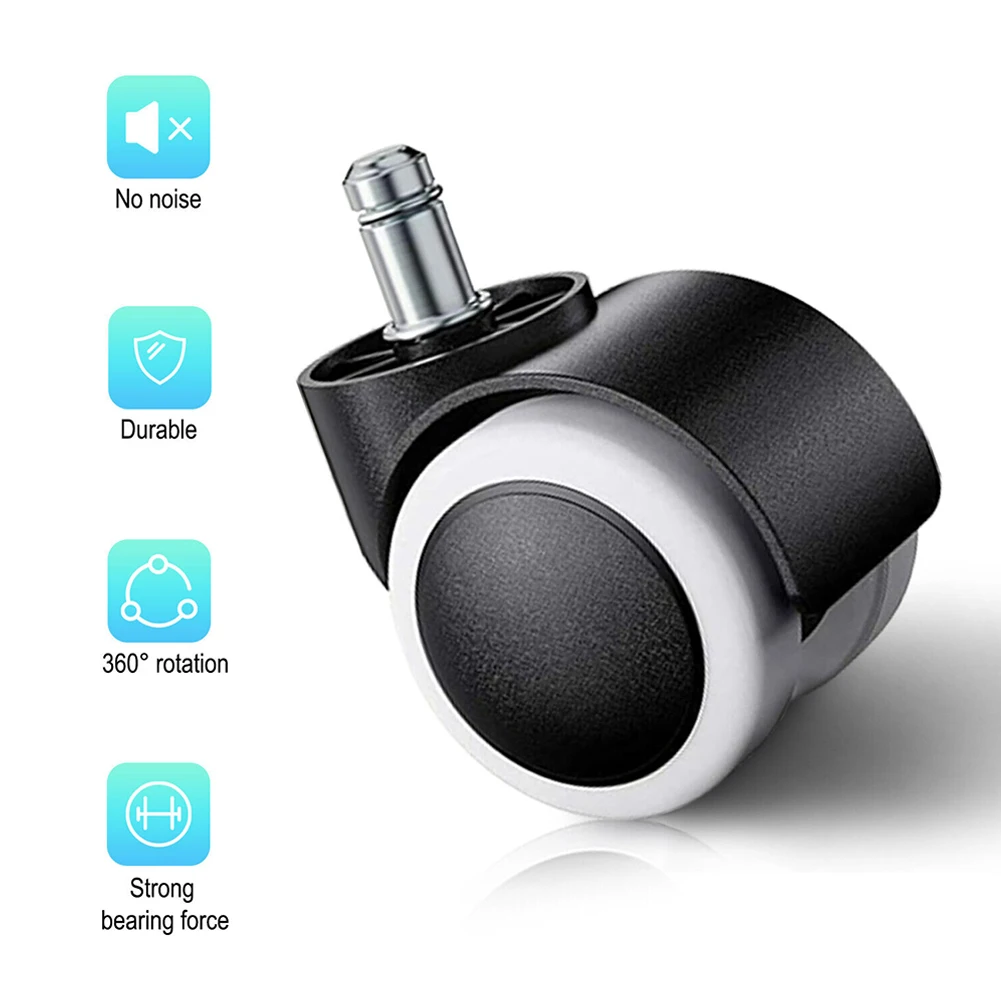 Universal Mute Wheel Office Chair Caster Swivel Rubber Soft Safe Rollers Furniture Hardware Heavy Duty Office Chair Wheels
Universal Mute Wheel Office Chair Caster Swivel Rubber Soft Safe Rollers Furniture Hardware Heavy Duty Office Chair Wheels