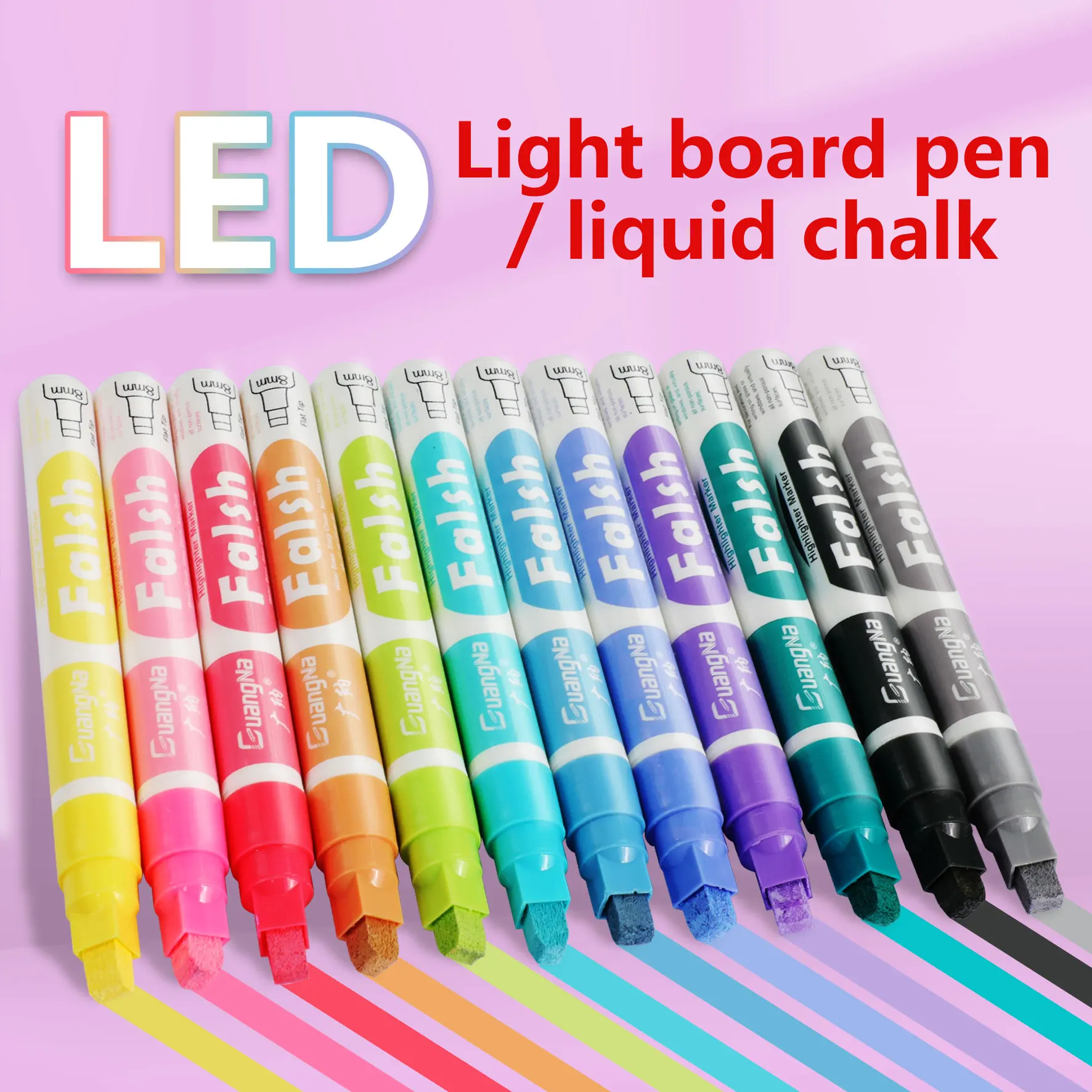 Liquid Chalk Markers, 8mm 12 colors Premium Window Chalkboard Neon Pens, Painting and Drawing for Kids Adults Bistro Restaurant,
Liquid Chalk Markers, 8mm 12 colors Premium Window Chalkboard Neon Pens, Painting and Drawing for Kids Adults Bistro Restaurant,