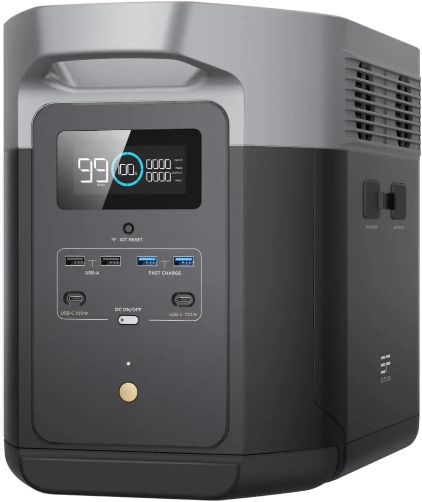 EF ECOFLOW Portable Power Station Max 2000,2016Wh Expandable Capacity, 1.8H to Full Charge,Solar Generator for Home Backup
EF ECOFLOW Portable Power Station Max 2000,2016Wh Expandable Capacity, 1.8H to Full Charge,Solar Generator for Home Backup