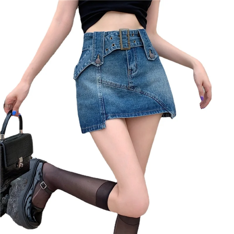 High Waisted Spicy Girl Denim Wrap Buttocks Skirt for Women in Spring 2024 New Design Feels Slim Sexy Asymmetrical Short Skirt
High Waisted Spicy Girl Denim Wrap Buttocks Skirt for Women in Spring 2024 New Design Feels Slim Sexy Asymmetrical Short Skirt