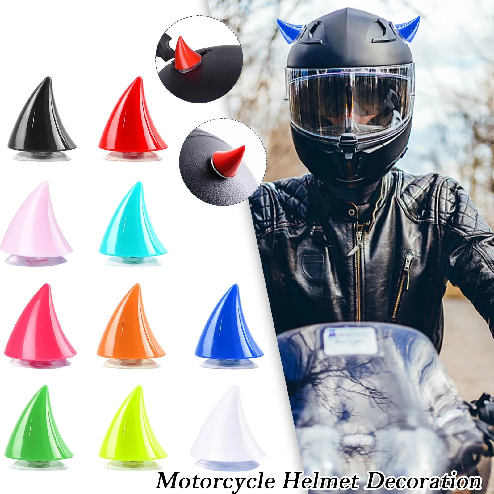 1Pc Creative Motorcycle Helmet Cool Devil Ox Horn Decor Accessories Suction Cup Headwear Supplies Motorcycle Accessory Prod U7Z3
1Pc Creative Motorcycle Helmet Cool Devil Ox Horn Decor Accessories Suction Cup Headwear Supplies Motorcycle Accessory Prod U7Z3