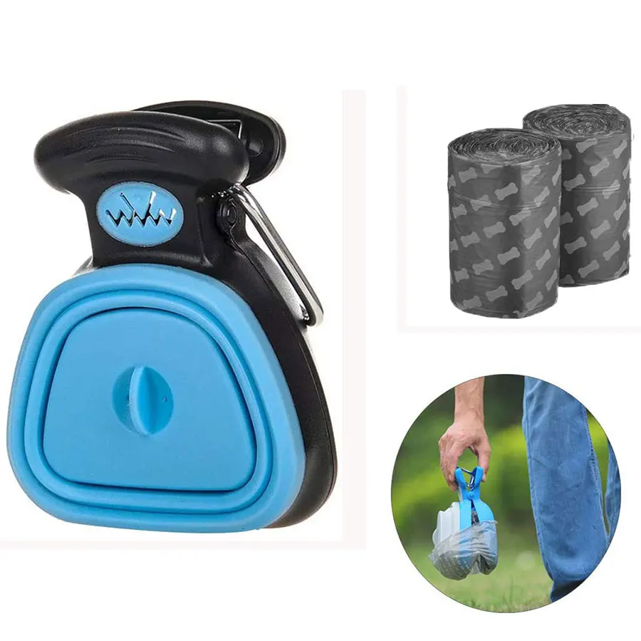 

Dog Poop Bag Dispenser Foldable Poop Scoop Cleaner Outdoor Travel Pick Up Pet Waste Picker Cleaning Eco-Friendly Pet Supplies