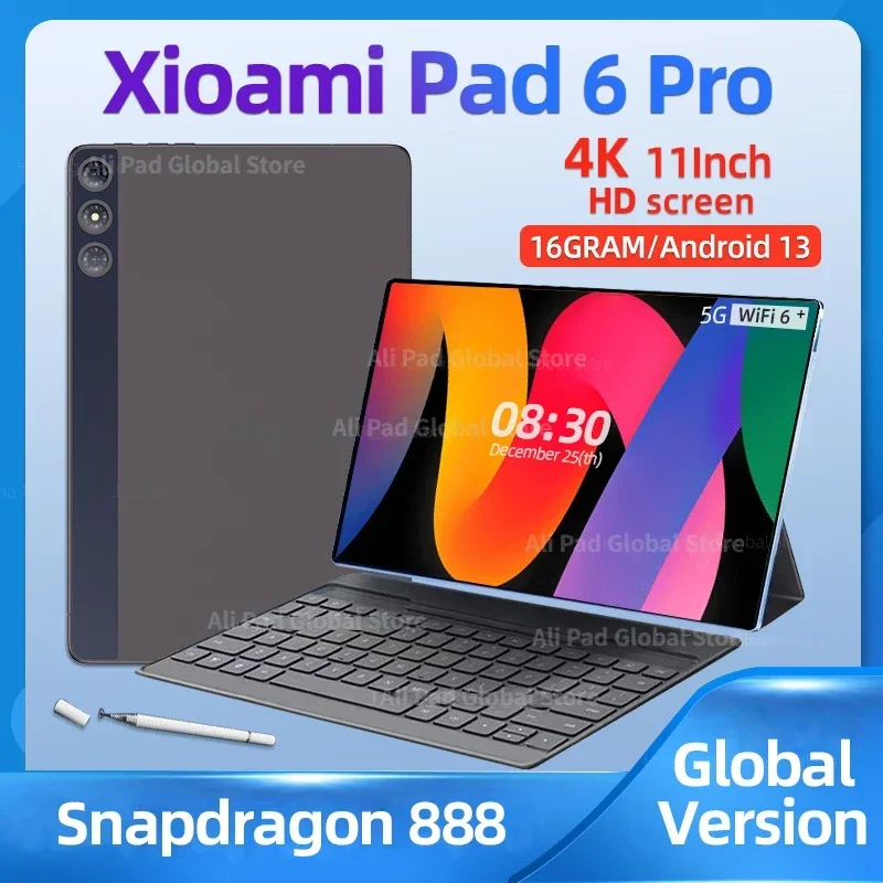 2024 Original Global Tablet Android 13.0 Pad 6 Pro 16GB+512GB Snapdragon 888 TabletsPC 5G Dual SIM Card Wifi 샤오신패드 GPS
2024 Original Global Tablet Android 13.0 Pad 6 Pro 16GB+512GB Snapdragon 888 TabletsPC 5G Dual SIM Card Wifi 샤오신패드 GPS