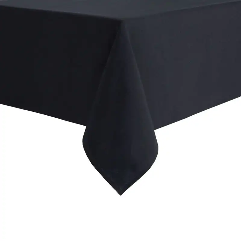 

Tablecloth, Black, 60"W x 102"L Rectangle, Available in various sizes and colors