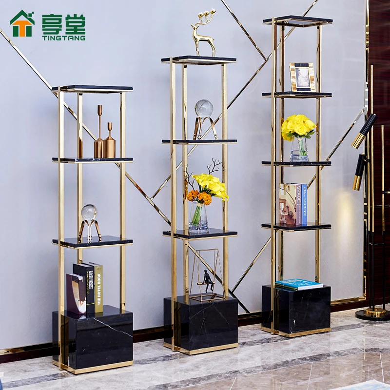 Modern Marble Flower Stand Light Luxury Living Room Metal Stainless Steel Multi-Layer Decoration Shelf Partition
Modern Marble Flower Stand Light Luxury Living Room Metal Stainless Steel Multi-Layer Decoration Shelf Partition