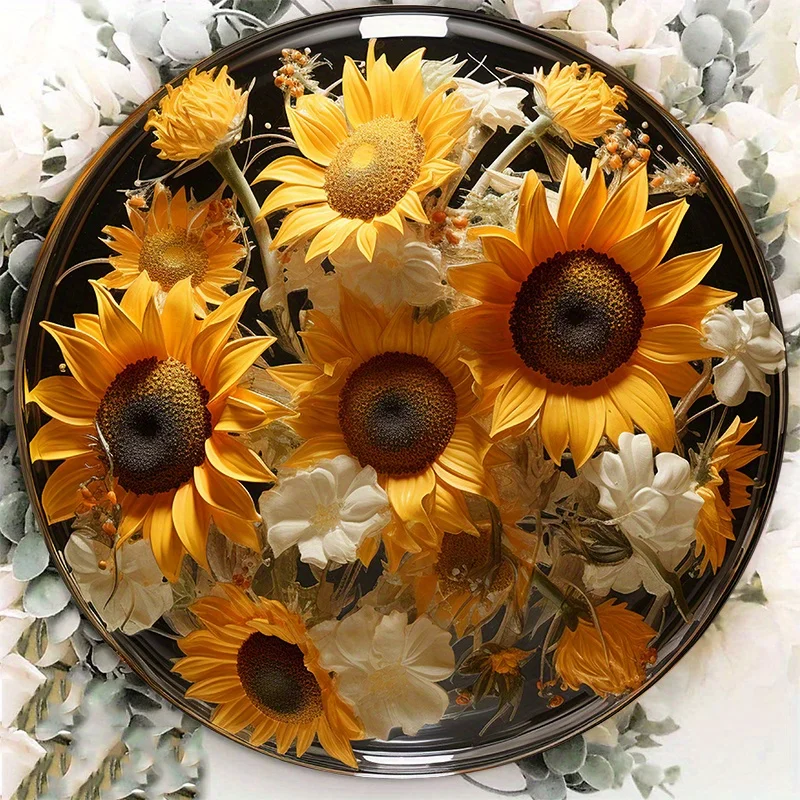 1pc Aluminum Metal Sign Sunflowers And Hope, Welcome Summer, Circular Wreath Logo, Home Club Tavern Decoration Hanging Picture
1pc Aluminum Metal Sign Sunflowers And Hope, Welcome Summer, Circular Wreath Logo, Home Club Tavern Decoration Hanging Picture