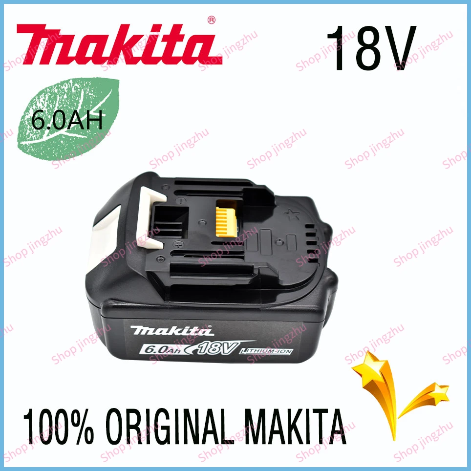 Makita 100% original 18V Makita 6000mAh lithium-ion rechargeable power tool 18V replacement battery BL1860 BL1830 BL1850 BL1860B
Makita 100% original 18V Makita 6000mAh lithium-ion rechargeable power tool 18V replacement battery BL1860 BL1830 BL1850 BL1860B