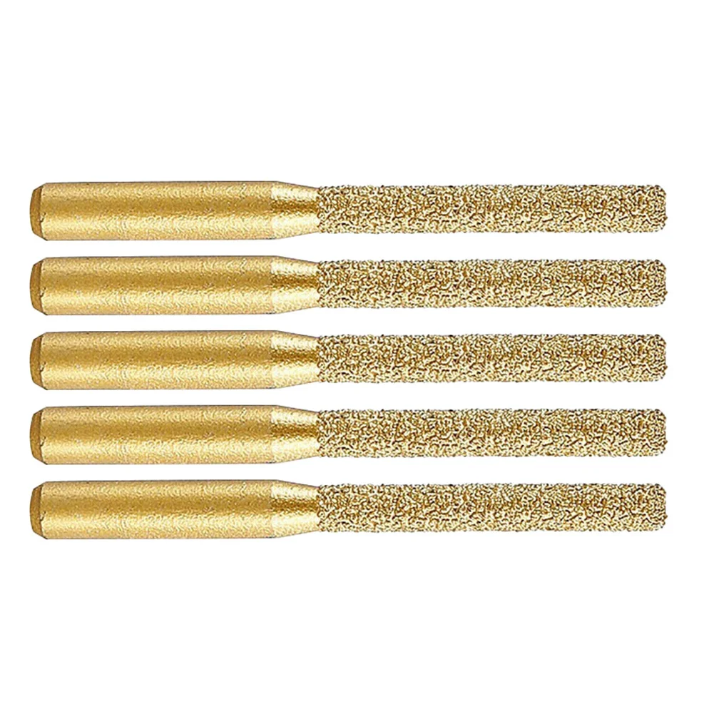Tool Diamond Router Bit Milling Cutter 5Pcs 6.35 X 5 X 65mm 6.35mm Brazed Router Bit Brazing Diamond Diamond Brand New Durable
Tool Diamond Router Bit Milling Cutter 5Pcs 6.35 X 5 X 65mm 6.35mm Brazed Router Bit Brazing Diamond Diamond Brand New Durable