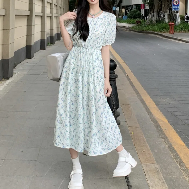 M-4XL Large Size Empire Elastic Waist Casual Dress Women Summer Round Neck Short Sleeve Loose Hholiday Street Mid-calf Dresses
M-4XL Large Size Empire Elastic Waist Casual Dress Women Summer Round Neck Short Sleeve Loose Hholiday Street Mid-calf Dresses