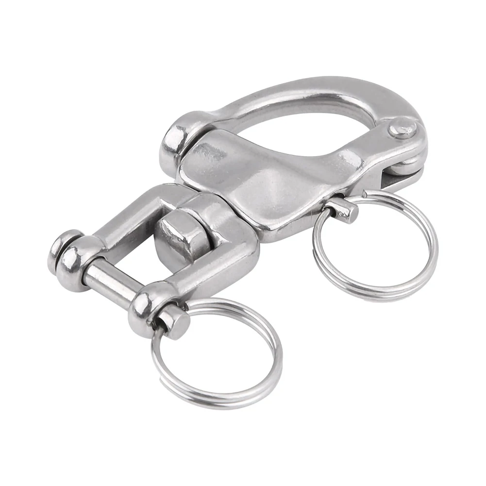 High Quality Swivel Shackle Boat Parts Rotatable Sailboat Sailing Silver Universal Fitment 316 Stainless Steel
High Quality Swivel Shackle Boat Parts Rotatable Sailboat Sailing Silver Universal Fitment 316 Stainless Steel