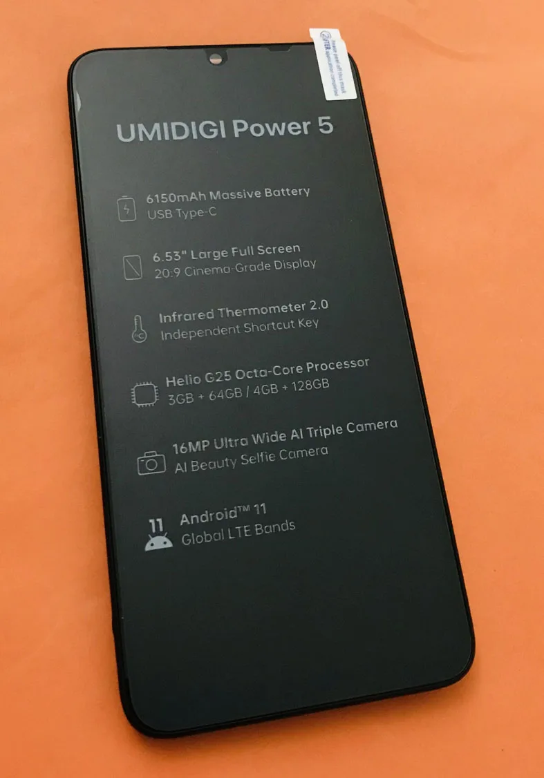 Оригинальный ЖК-экран + сенсорный экран + рамка для UMIDIGI Power 5 Helio G25 Octa Core 6,53 "HD + бесплатная доставка
Оригинальный ЖК-экран + сенсорный экран + рамка для UMIDIGI Power 5 Helio G25 Octa Core 6,53 "HD + бесплатная доставка