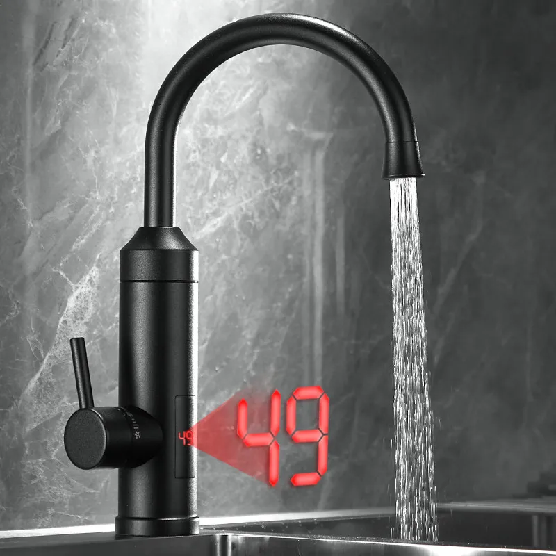 Kitchen Sink Faucet Hot & Cold Mixer Rotating Single Handle Deck Mount Tap Quick Heating Constant Temperature Black/Nickel New
Kitchen Sink Faucet Hot & Cold Mixer Rotating Single Handle Deck Mount Tap Quick Heating Constant Temperature Black/Nickel New