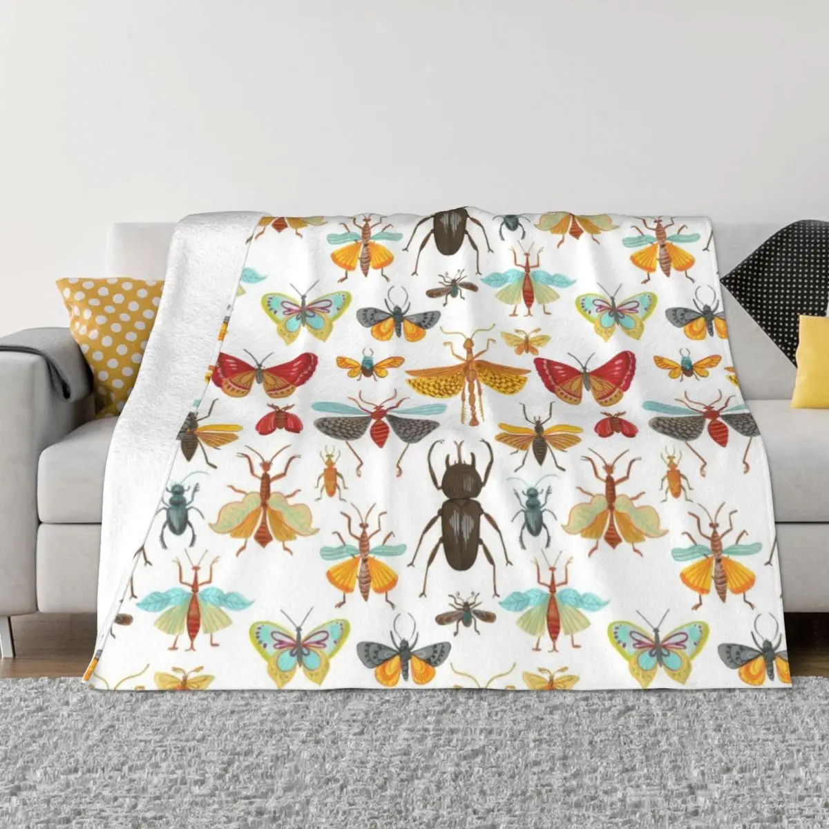 Colorful insects, butterflies and beetles Throw Blanket For Baby Flannel Camping Hairys Blankets
Colorful insects, butterflies and beetles Throw Blanket For Baby Flannel Camping Hairys Blankets