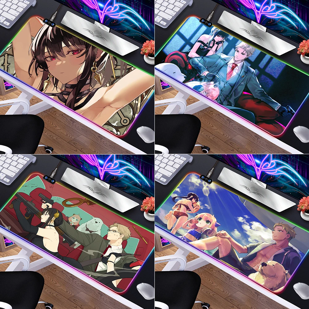 Yor Forger Anime Mouse Keyboard Pads Spy X Family Laptop Computer Mousepad Gamer Rubber Mouse Mat Gaming RGBMouse Pad Table Desk
Yor Forger Anime Mouse Keyboard Pads Spy X Family Laptop Computer Mousepad Gamer Rubber Mouse Mat Gaming RGBMouse Pad Table Desk