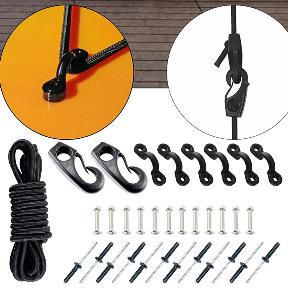 Kayak Elastic Rope Buckle Kit For Securing Kayaks Canoes Yacht Accessories 2.5m Long Elastic Cord Water Sports Accessories
Kayak Elastic Rope Buckle Kit For Securing Kayaks Canoes Yacht Accessories 2.5m Long Elastic Cord Water Sports Accessories