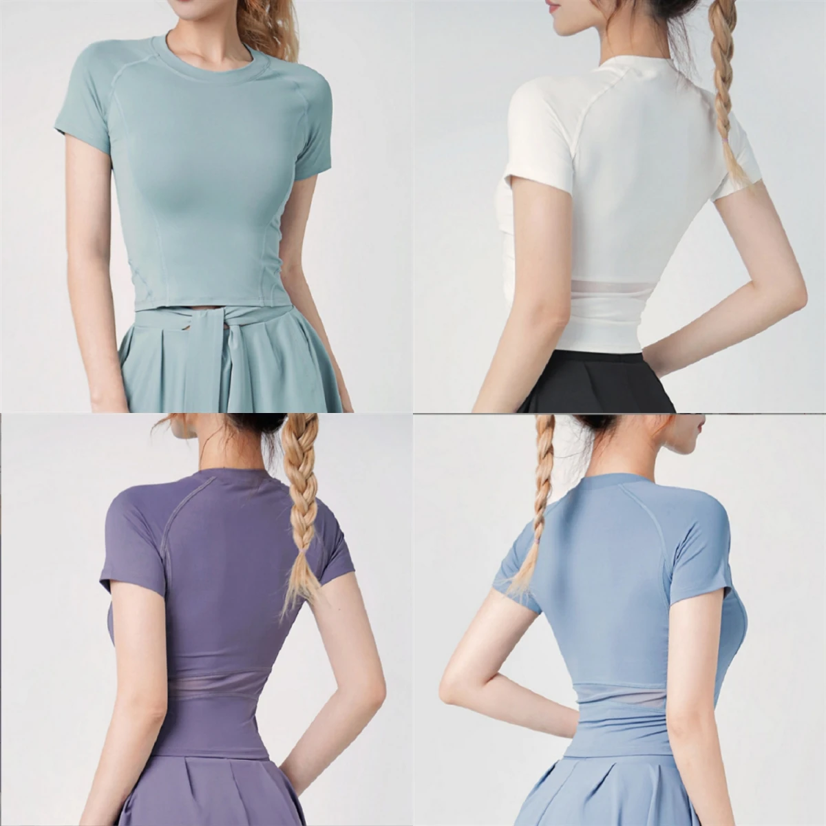 Однотонная быстросохнущая спортивная футболка с коротким рукавом, Женская толстовка, дышащая одежда для бега и спортзала, топы с коротким рукавом для йоги, женские топы 
Однотонная быстросохнущая спортивная футболка с коротким рукавом, Женская толстовка, дышащая одежда для бега и спортзала, топы с коротким рукавом для йоги, женские топы
