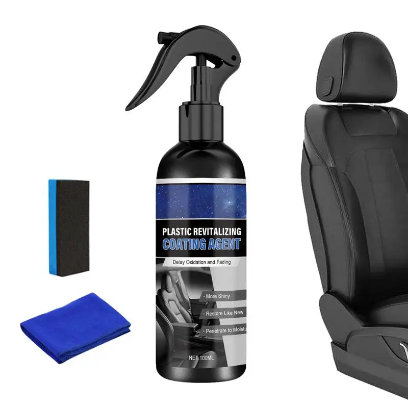 

Car Leather Restoration 100ml Car Polishing Spray Car Cleaning Polish Car Interior Polishing Shine For Dashboard Seats Steering