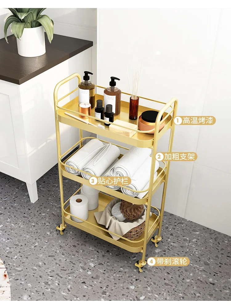 Nordic Multi-Layer Auxiliary Spa Table With Wheels S73df3e2731be4c7bb7a87b5cef3f54925