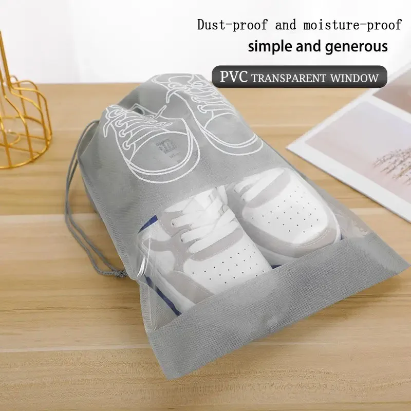 Shoe Storage Bag Storage Household Shoe Cover Non-woven Fabric Dust-proof Moisture-proof Travel Artifact
Shoe Storage Bag Storage Household Shoe Cover Non-woven Fabric Dust-proof Moisture-proof Travel Artifact