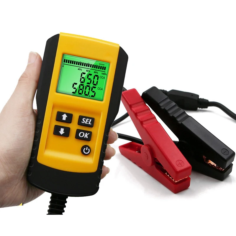 

AE300 Automatic Smart 12V Car Battery Tester LCD Digital Auto Battery Analyzer Cranking Voltage ohm CCA Test Diagnostic Tool
