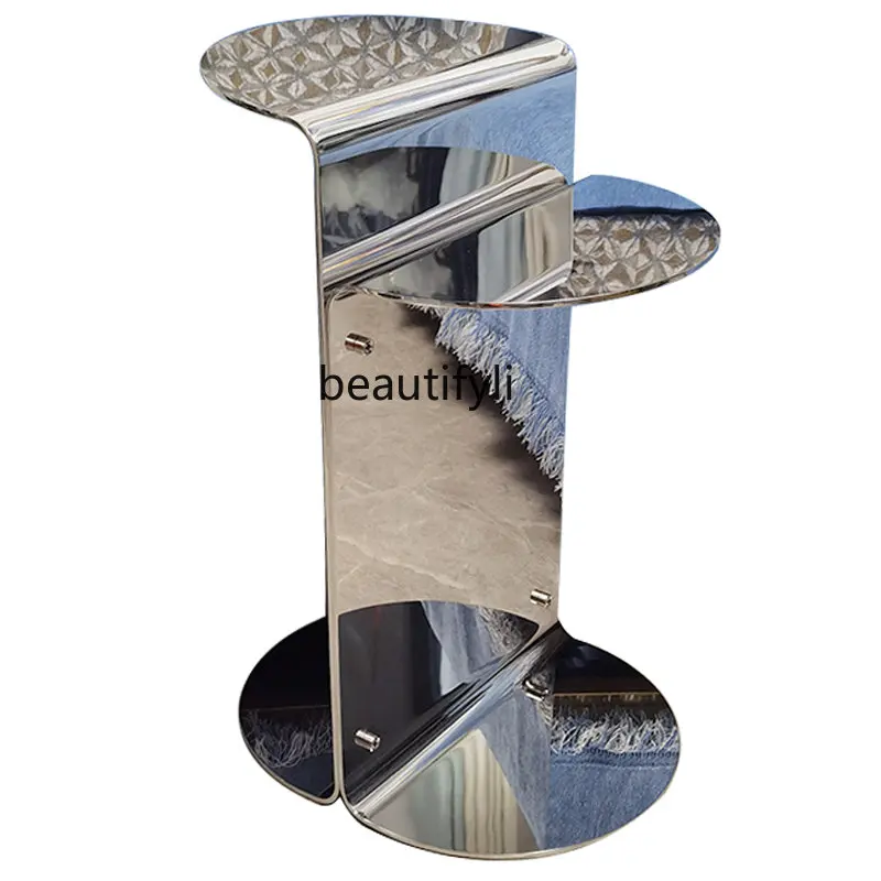 Sofa Side Table Designer Small Coffee Table Light Luxury Modern Minimalist Italian Minimalist Stainless Steel Corner Table
Sofa Side Table Designer Small Coffee Table Light Luxury Modern Minimalist Italian Minimalist Stainless Steel Corner Table