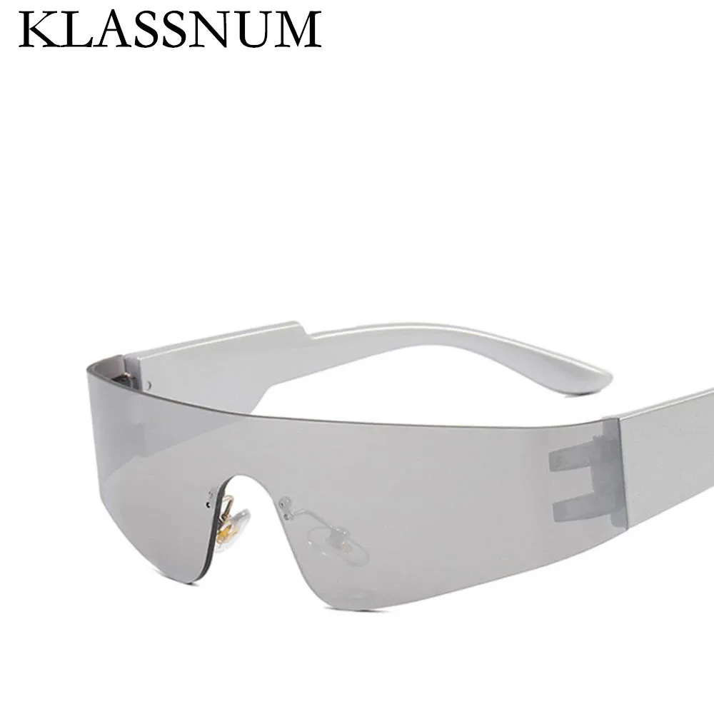 KLASSNUM New Trendy Goggle Women Sunglasses Sport Punk Rimless Sun Glasses for Men Mirror Shades UV400 Ladies Colorful Eyewear
KLASSNUM New Trendy Goggle Women Sunglasses Sport Punk Rimless Sun Glasses for Men Mirror Shades UV400 Ladies Colorful Eyewear