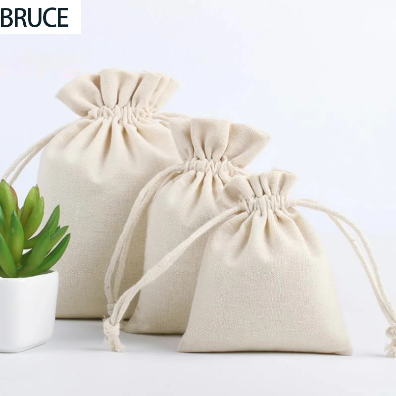 20PCS Linen Gift Bags Cotton Jute Drawstring Pouch Packing Jewelry Makeup Party Wedding Candy Wrappling Reusable Sack Print Logo
20PCS Linen Gift Bags Cotton Jute Drawstring Pouch Packing Jewelry Makeup Party Wedding Candy Wrappling Reusable Sack Print Logo