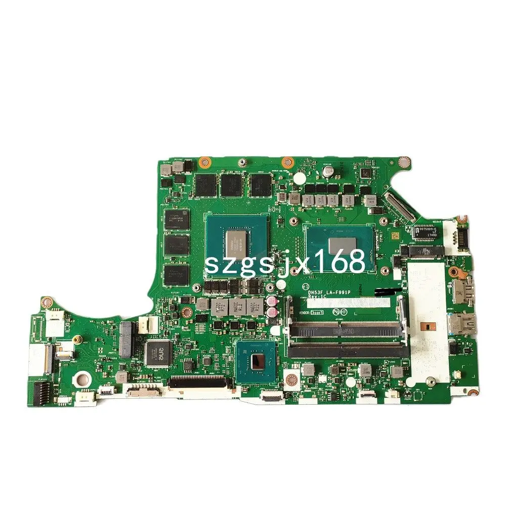 

For Acer Predator helicopter PH317-52 PH315-51 A717-72G portable motherboard DH53F LA-F991P CPU I5-8300, GPU GTX1060 6GB test 10