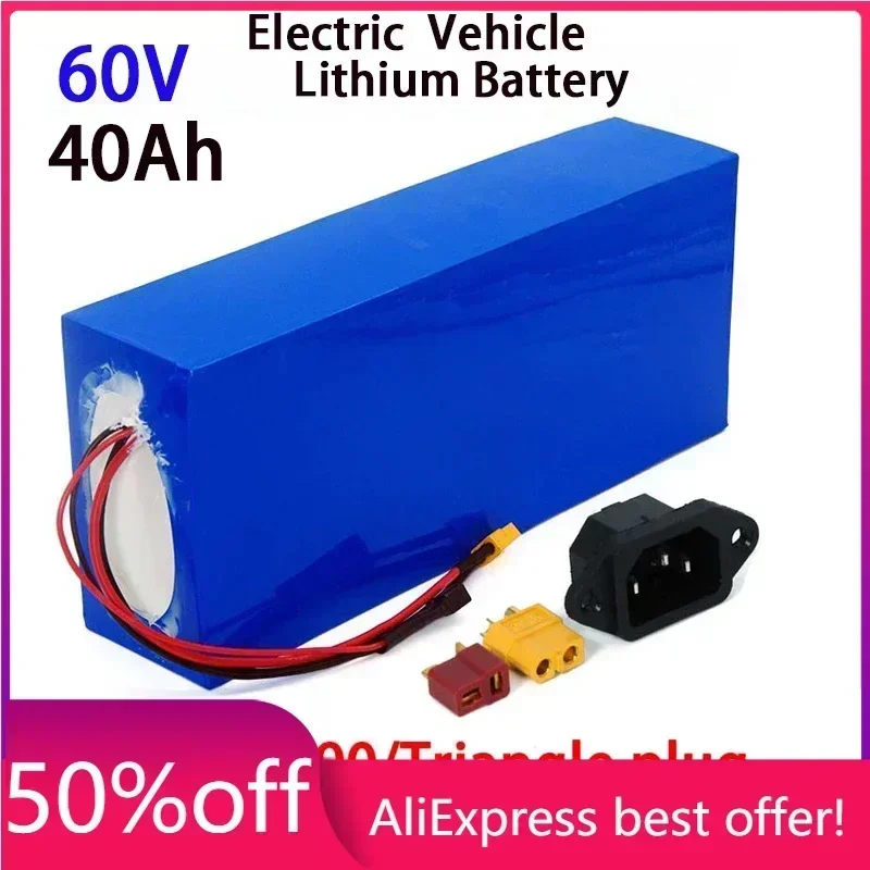 60V 40ah 16s4p Electric scooter bateria 60v 40AH Electric Bicycle Lithium Battery pack 1000W 2000W ebike batteries
60V 40ah 16s4p Electric scooter bateria 60v 40AH Electric Bicycle Lithium Battery pack 1000W 2000W ebike batteries