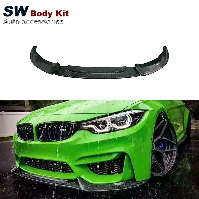 

Carbon Fiber Vrs Style F80 F82 Front Lip For BMW F80 M3 F82 F83 M4 Upgrade Front Bumper Separator Performance Kit