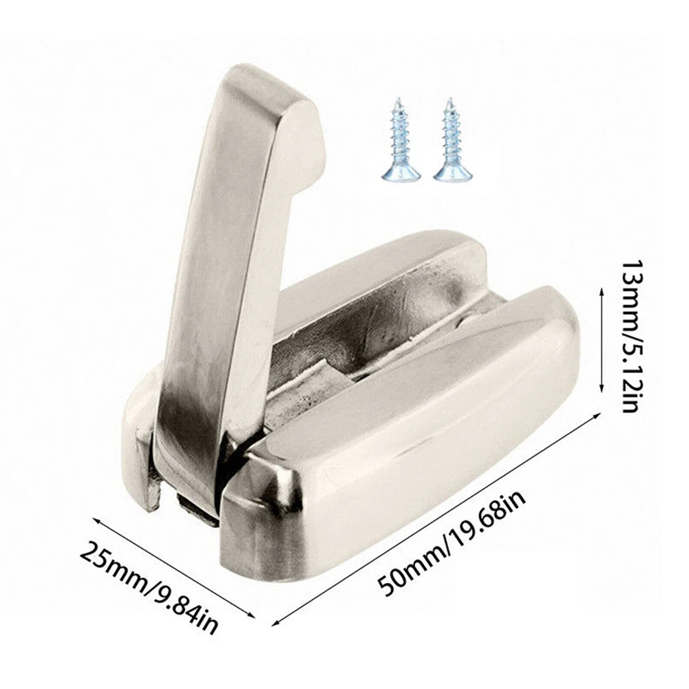 1pcs Hidden Hook Convenient RV And Home Hidden Hook With Brushed - Enhance Organization 50*25MM Car Accessories
1pcs Hidden Hook Convenient RV And Home Hidden Hook With Brushed - Enhance Organization 50*25MM Car Accessories