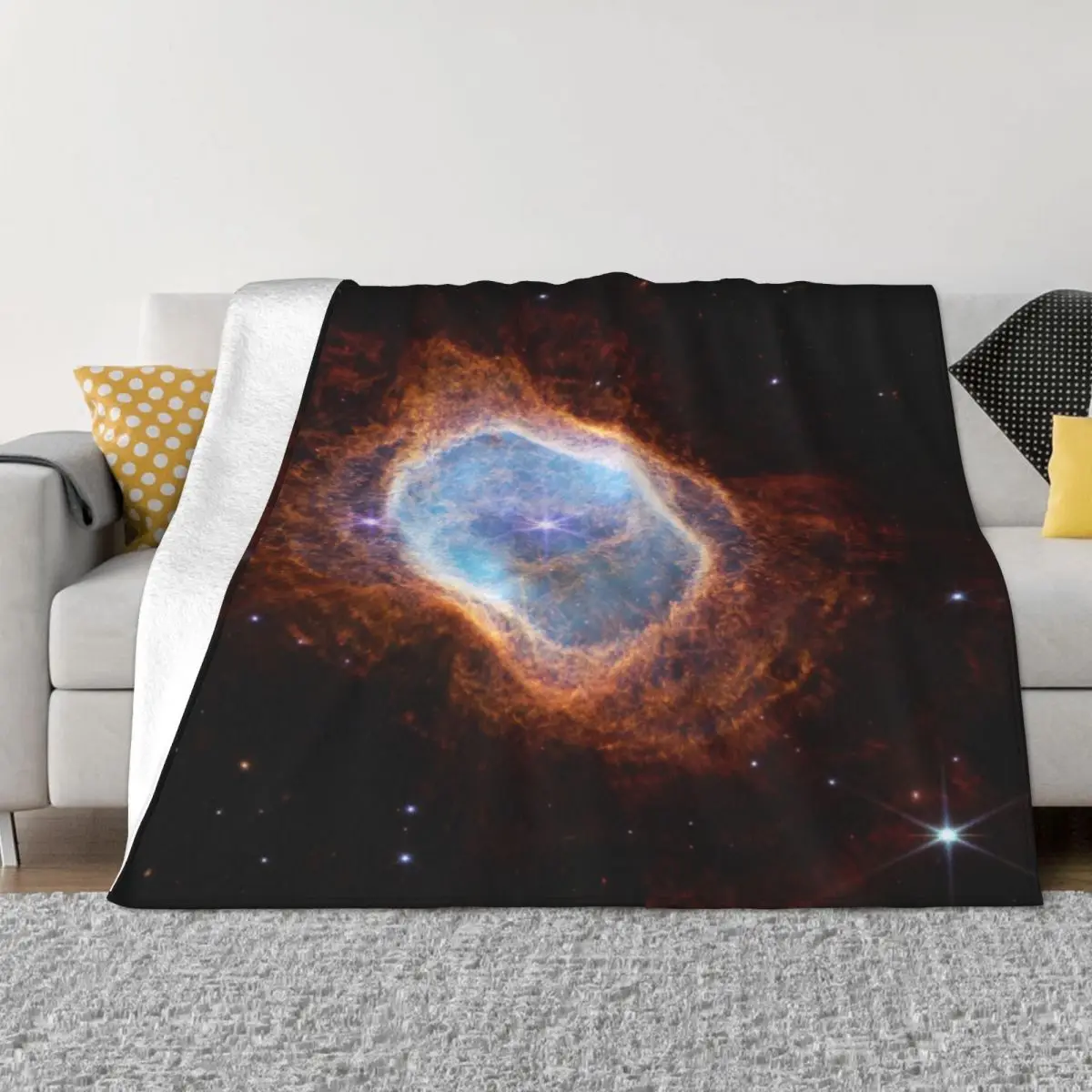 James Webb space telescope -South ring nebula Throw Blanket decorative Luxury Thicken Warm Picnic Blankets 
James Webb space telescope -South ring nebula Throw Blanket decorative Luxury Thicken Warm Picnic Blankets